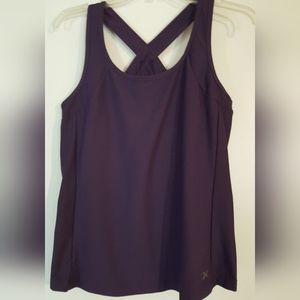 Xersion Performance Wear Tank Top Dark Purple size Large